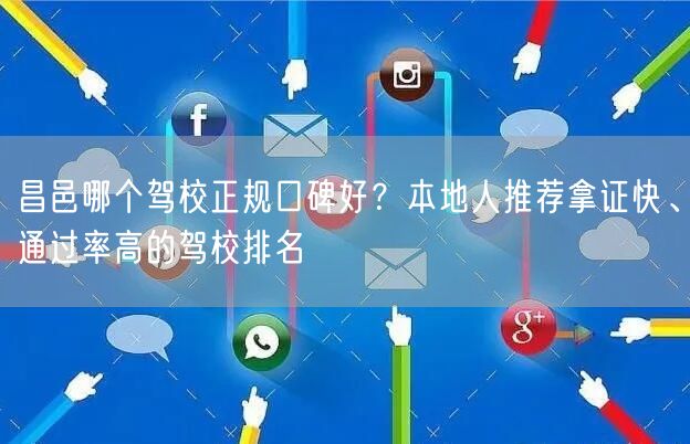 昌邑哪个驾校正规口碑好？本地人推荐拿证快、通过率高的驾校排名