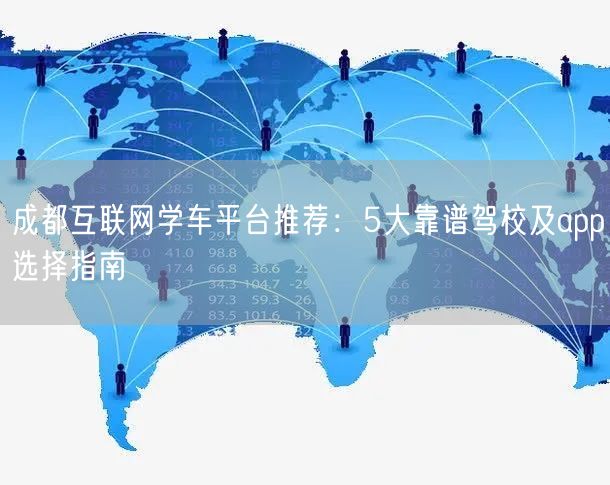 成都互联网学车平台推荐：5大靠谱驾校及app选择指南