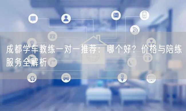 成都学车教练一对一推荐：哪个好？价格与陪练服务全解析