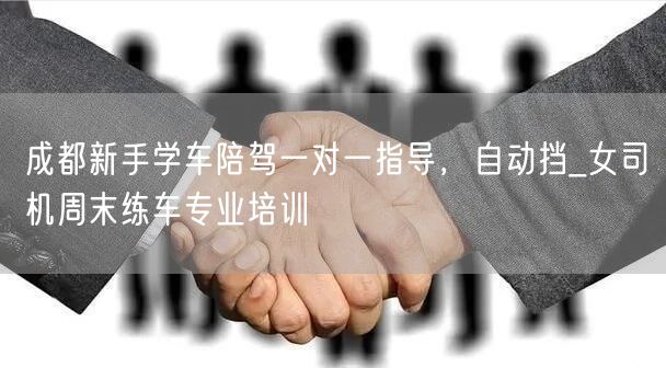 成都新手学车陪驾一对一指导，自动挡_女司机周末练车专业培训