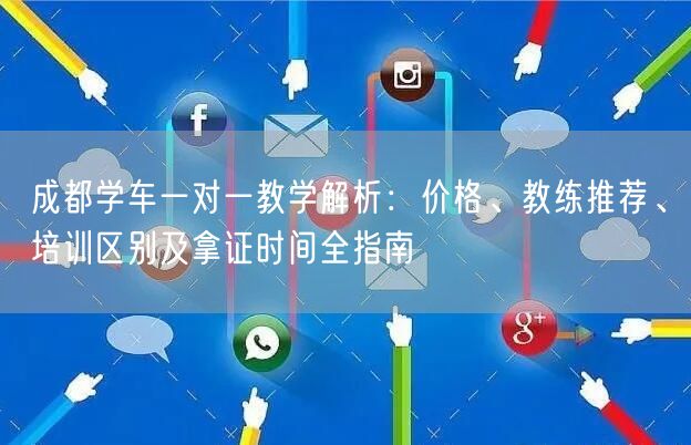 成都学车一对一教学解析：价格、教练推荐、培训区别及拿证时间全指南