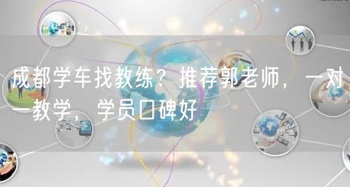 成都学车找教练？推荐郭老师，一对一教学，学员口碑好