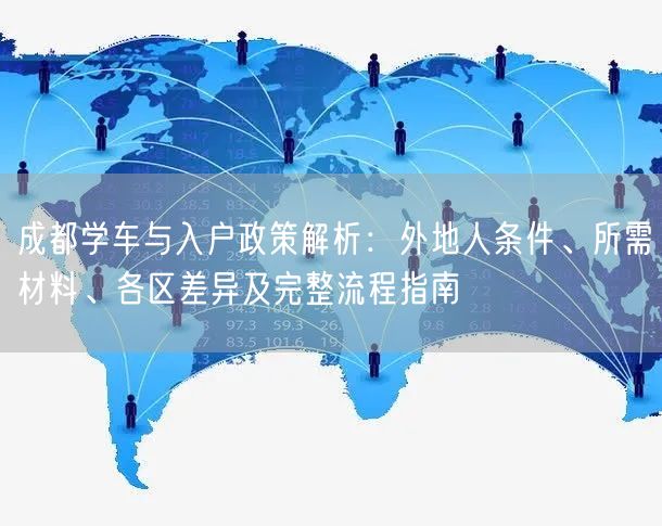成都学车与入户政策解析：外地人条件、所需材料、各区差异及完整流程指南