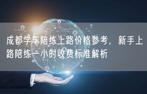 成都学车陪练上路价格参考，新手上路陪练一小时收费标准解析