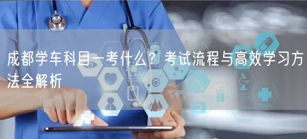 成都学车科目一考什么？考试流程与高效学习方法全解析